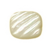 9x8 mm Cushion Carved White Mother of Pearl in AA  Not Drilled